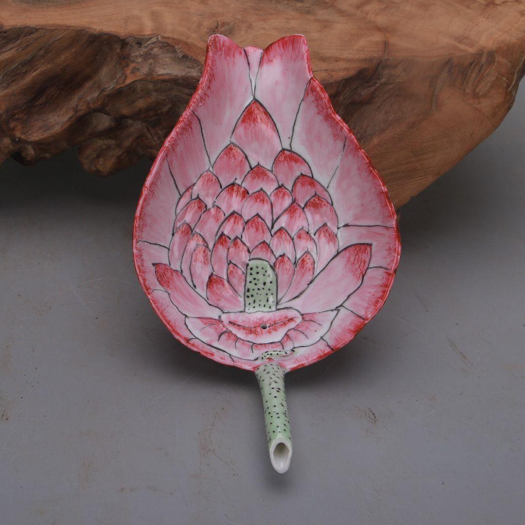 大清光緒34年蓮模様秋操杯 景徳鎮 陶磁器 装飾品 現代工芸品 美術品 置物