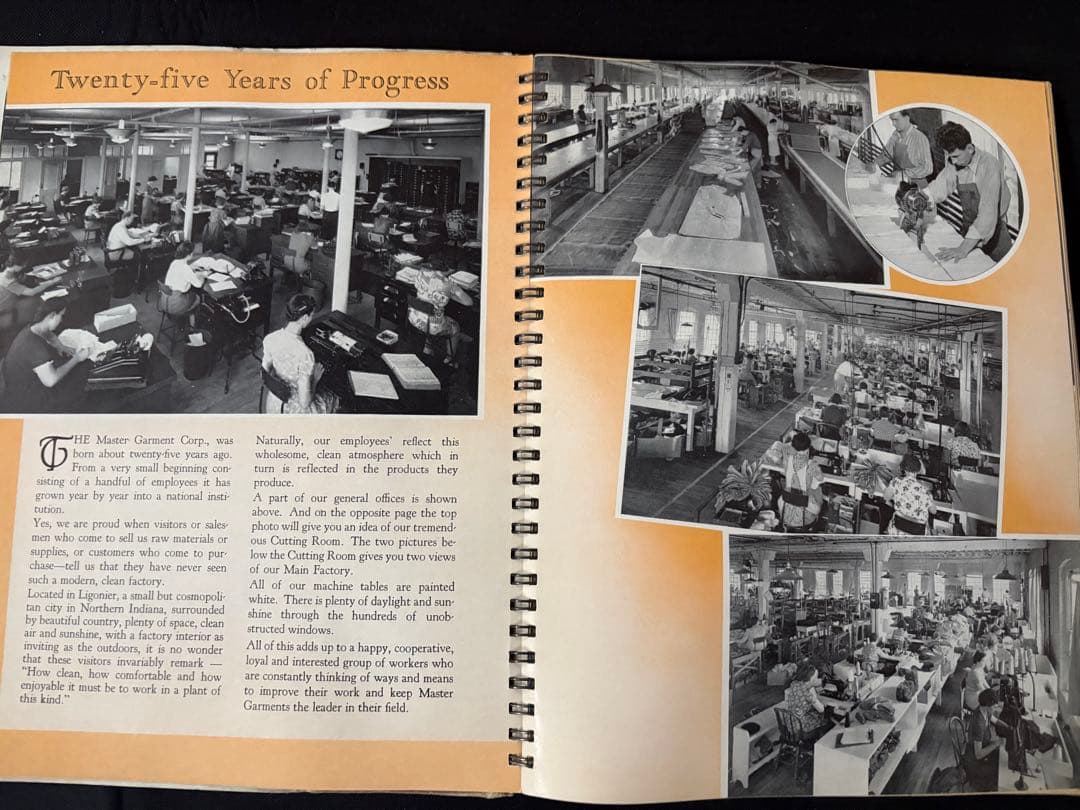 50s Master Garment Corp. ワークウェア カタログ 作業服