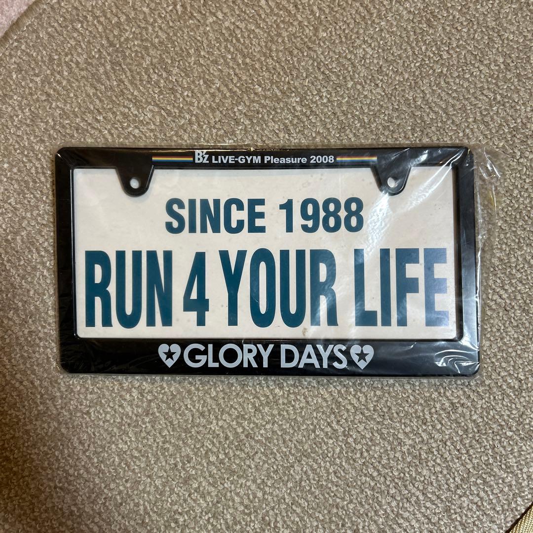B'z Pleasure2008 GLORY DAYS ナンバーフレーム B'z LIVE-GYM 2008