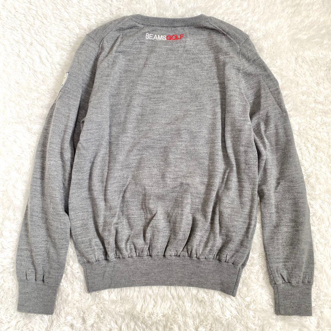 ビームスゴルフ　レディース　タラッティ 裏付き ニット　セーター　グレー　M