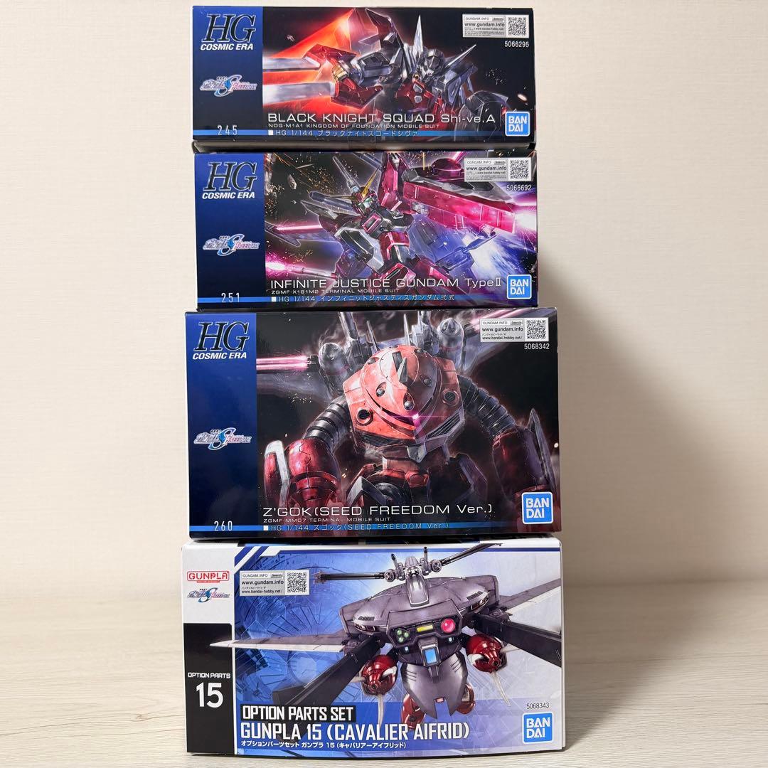 HGガンプラ ズゴック SEED FREEDOM Ver.、♾️ジャスティ弍式 等