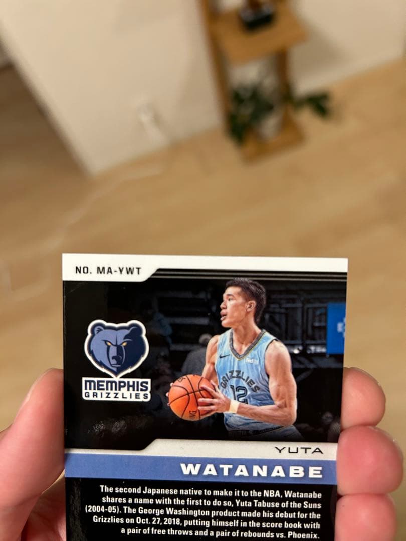 2018-2019 渡邊雄太 サインカード【世界に5枚】 NBA 大谷翔平 - メルカリ