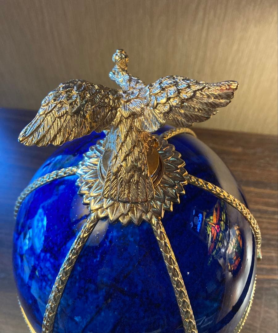 ラドガ インペリアルコレクション 青 ベネチアングラス デキャンタ 空