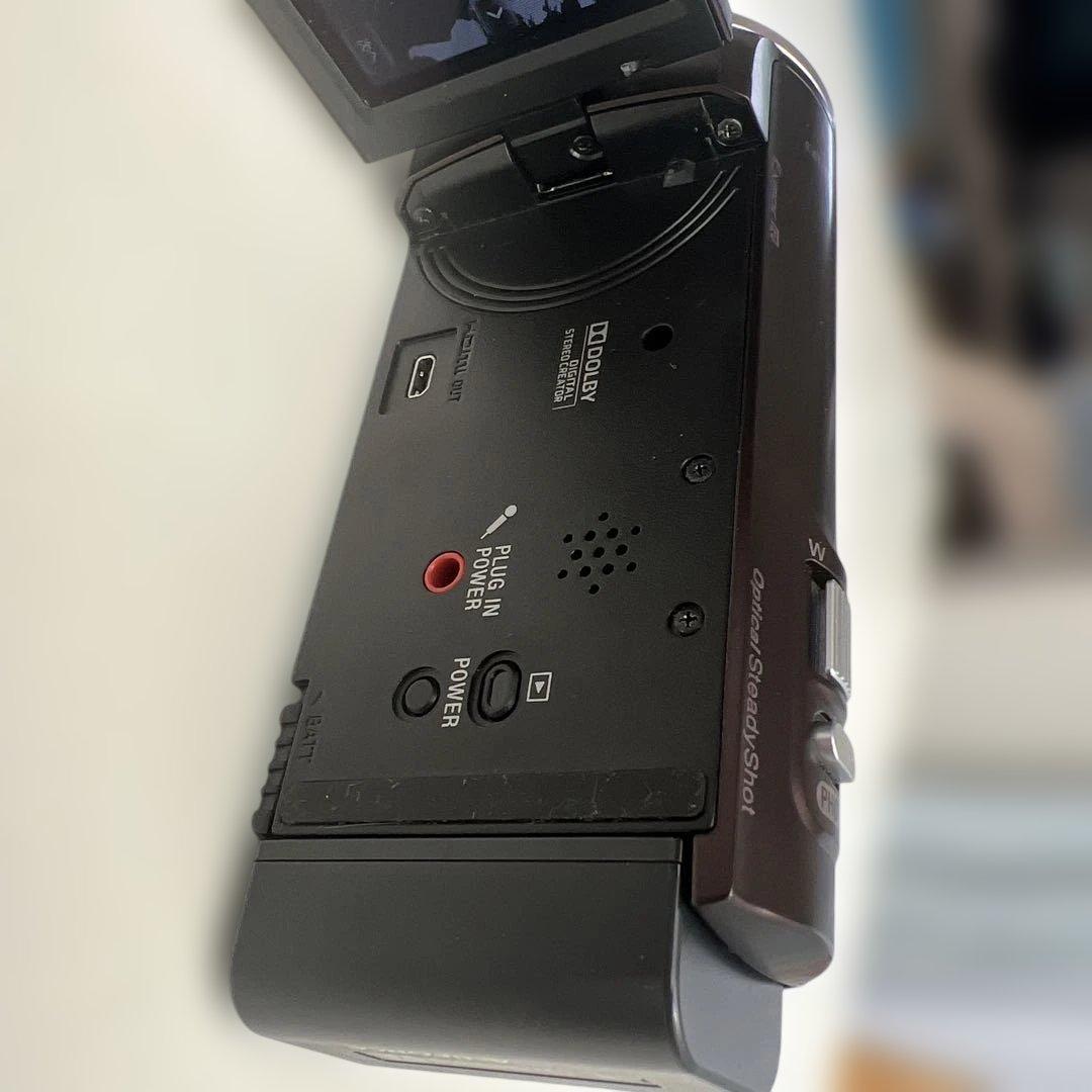 【美品】SONY HDR-CX390 ハンディカム ボルドーブラウン