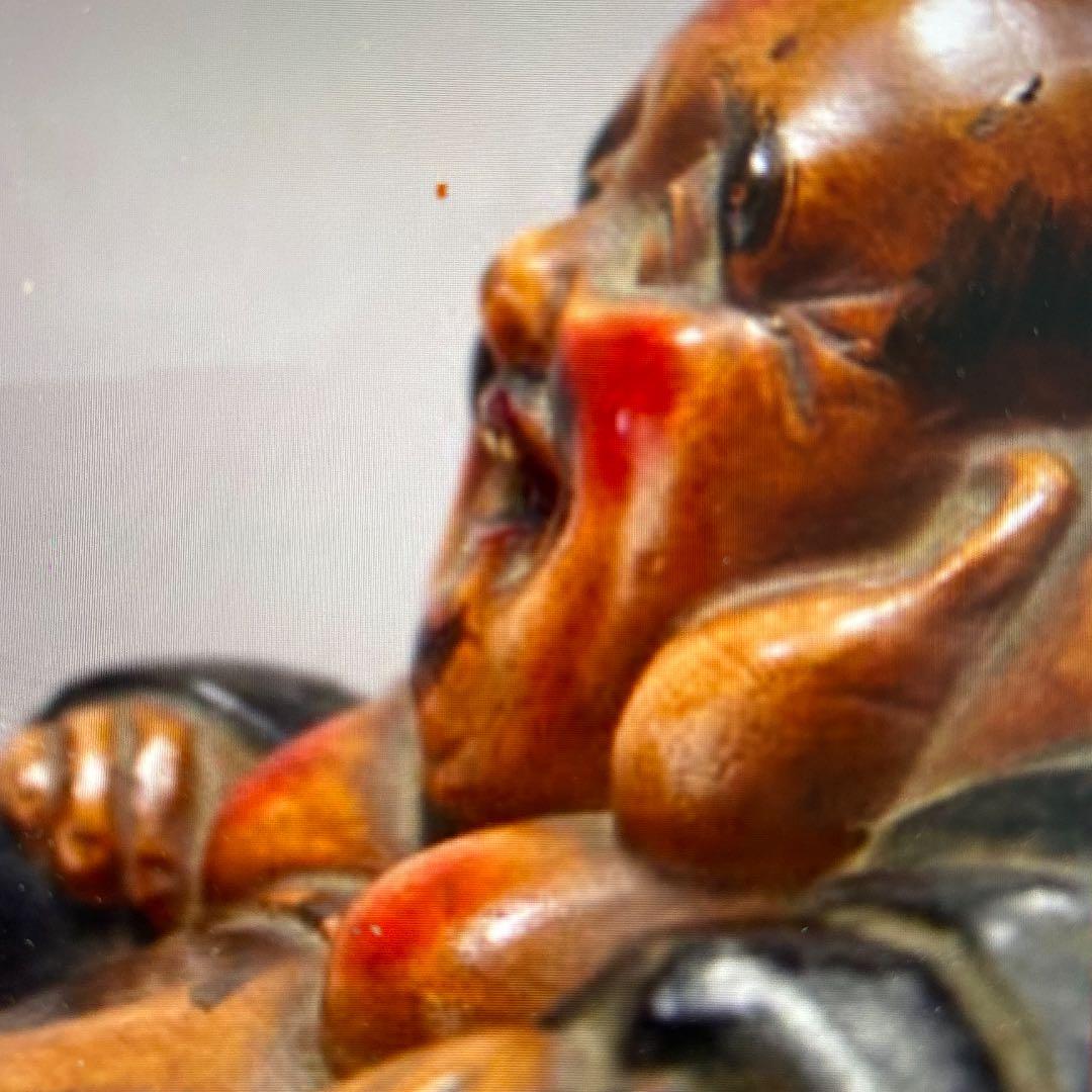 古陶彩色備前布袋時代