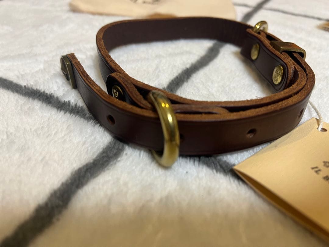 イルビゾンテ ドッグリード 首輪 セット チョーク リード - メルカリ