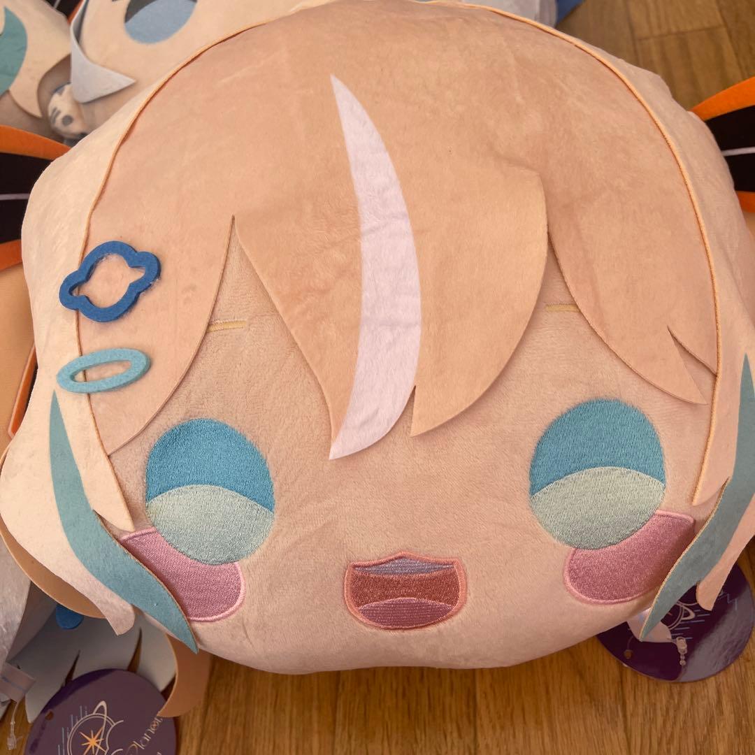 ウェザープラネット BIGフェイスクッション 雨海ルカ 天晴ひなた 4個