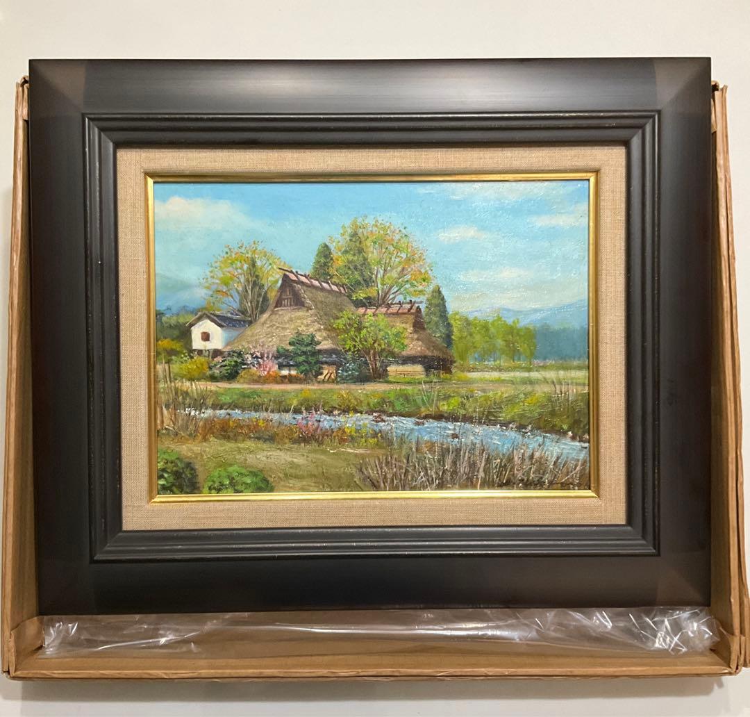 絵画・額縁・油絵・萩原 淳・丹波路・風景画・美術品・インテリア・雑貨