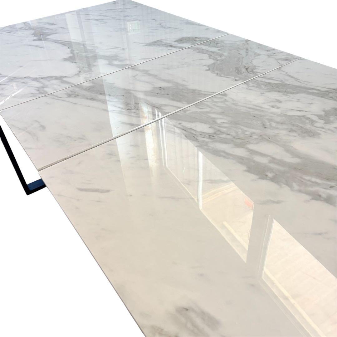 ニトリ セラミック ダイニングテーブル 伸縮式 天板延長 4人〜6人用