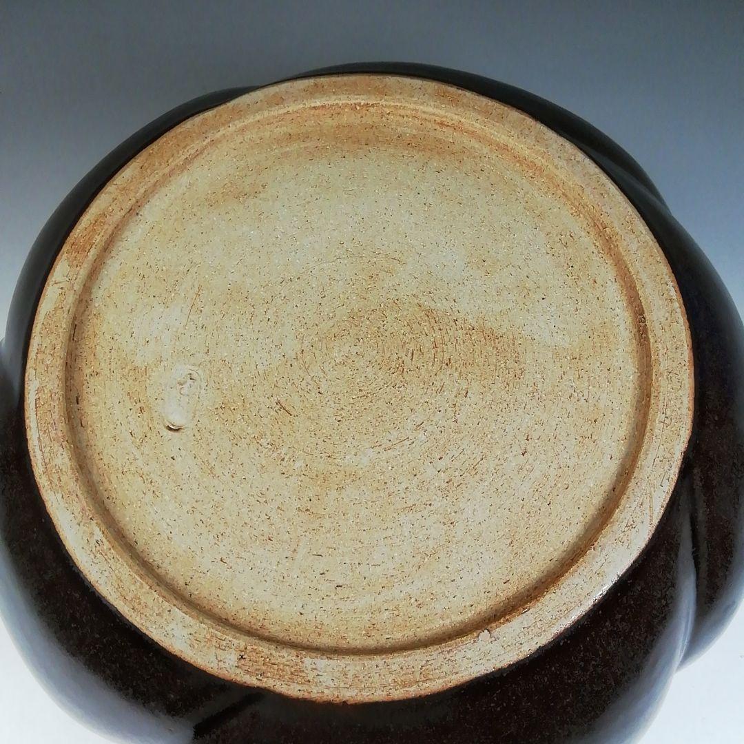 T689 水指 『捻梅 水指』『膳所焼』『淡海ぜぜ 陽炎園 造』 共