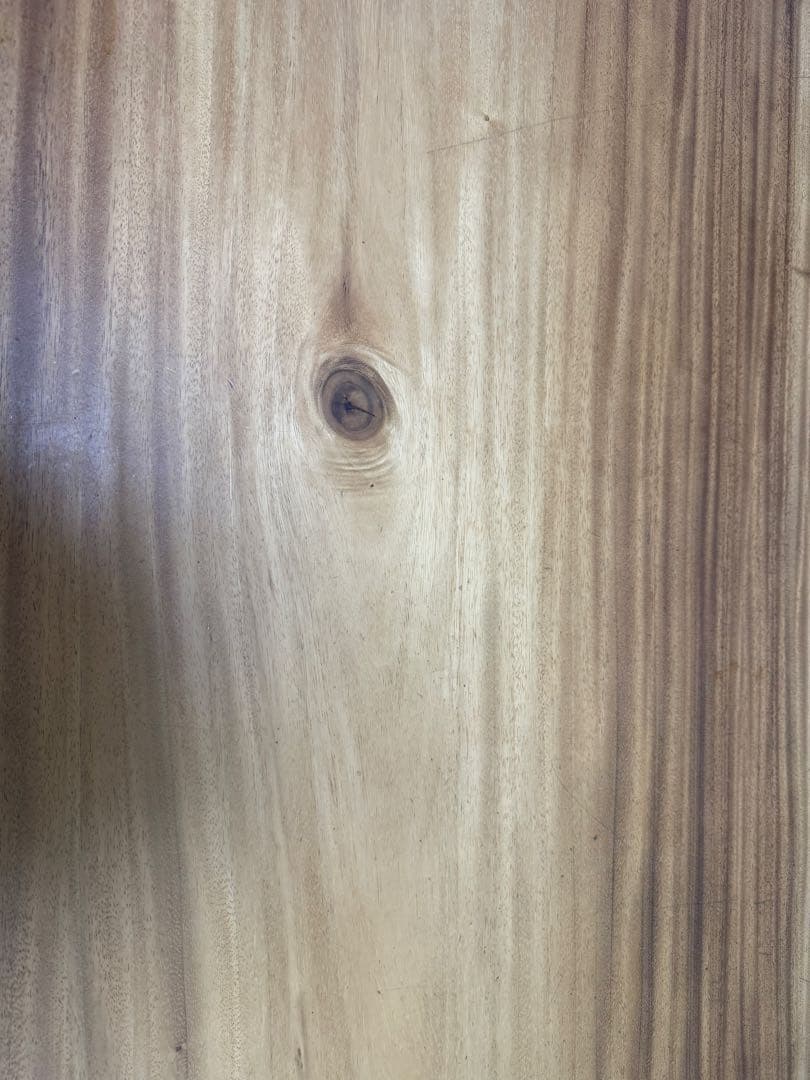 モンキーポッド　一枚板　アイアン　脚付