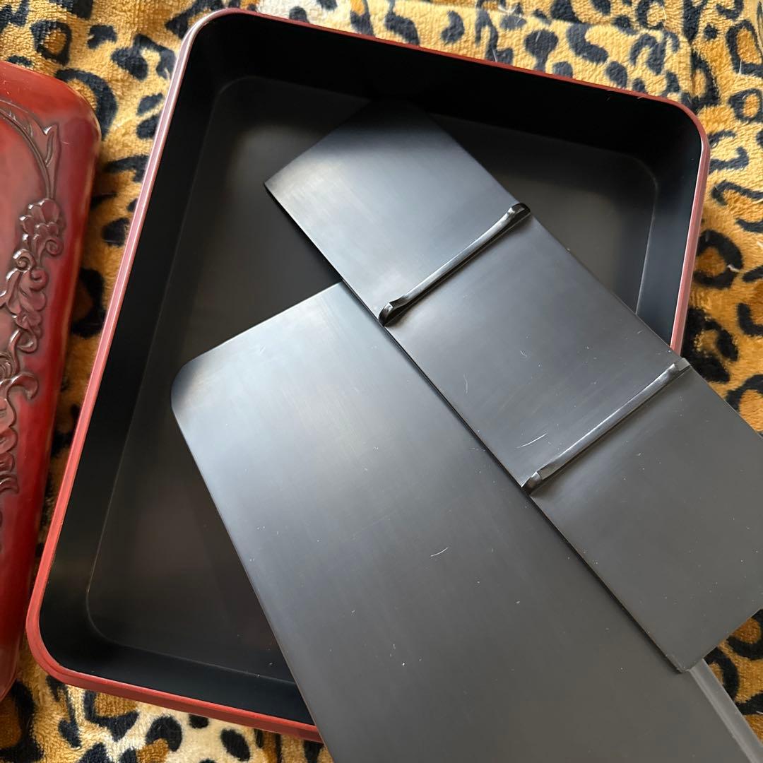 鎌倉彫☆美品大作☆鳳凰漆文箱 - メルカリ