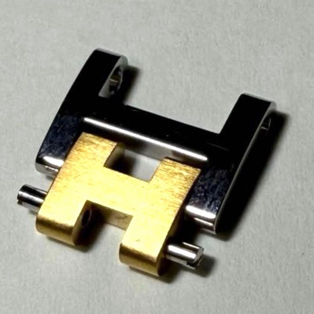 美品☆HERMES エルメス クリッパー 12mm 1コマ ネジあり コンビ - メルカリ