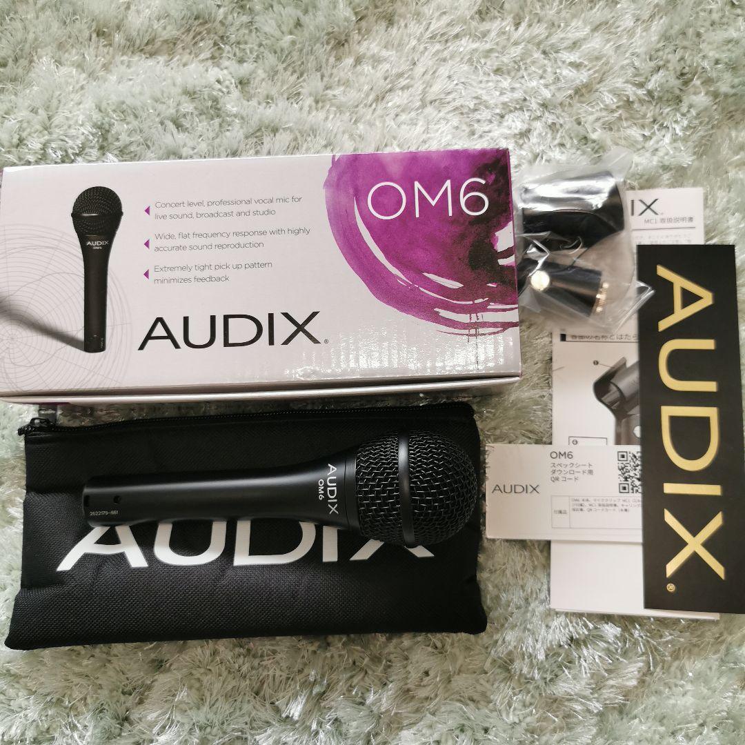 マッキー【新品 未使用品】AUDIX OM6 ダイナミックマイク