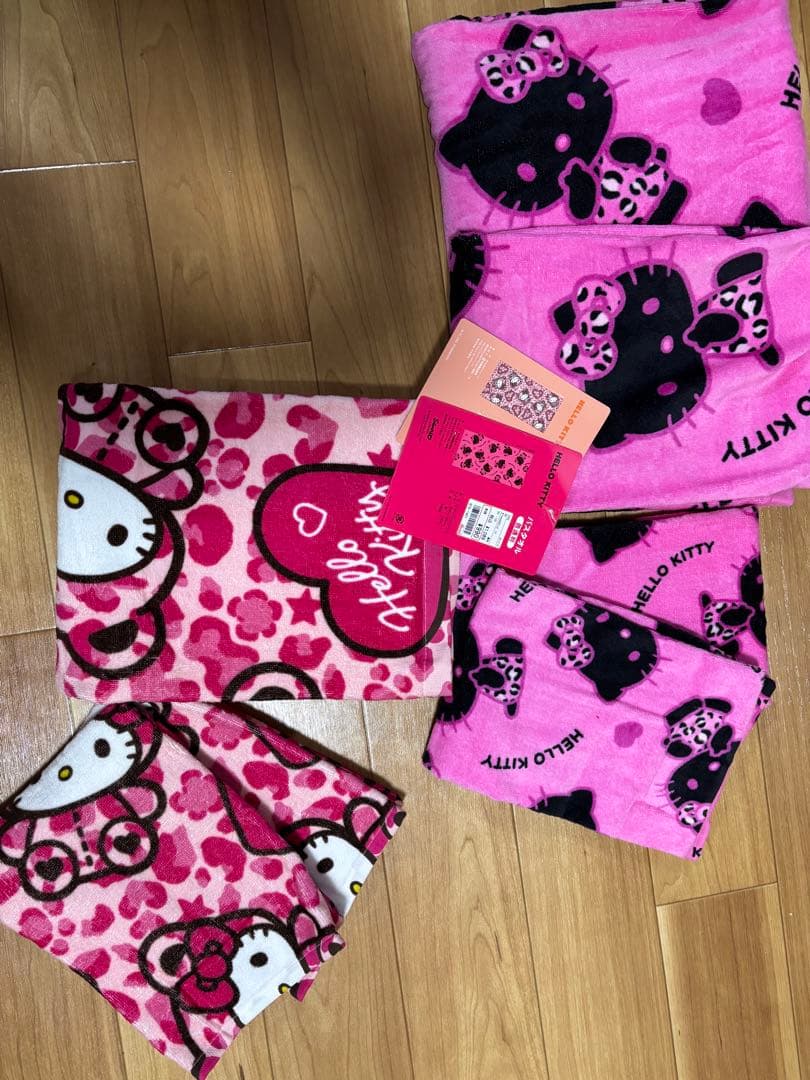 サンリオ ハローキティ ギャルブランケット バスタオルフェイスタオルセット