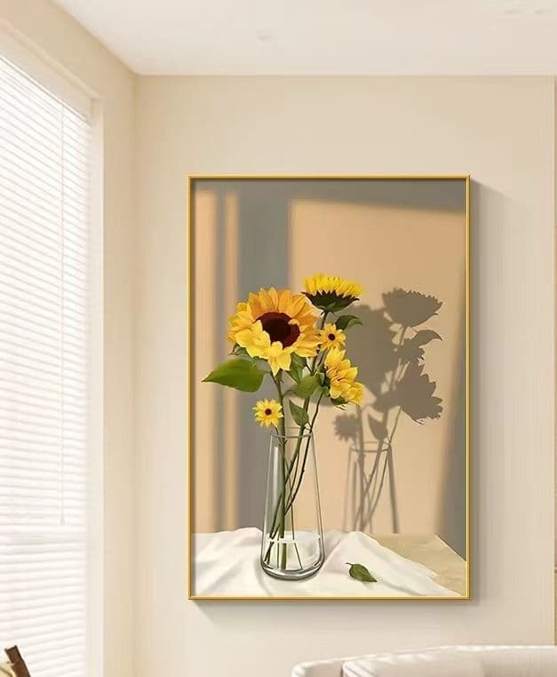 高山晴邦 「フルーティストのA嬢」 油彩12号 額装