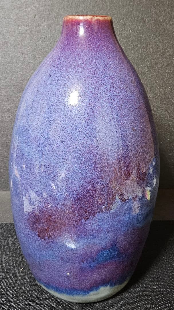 中国 宋時代 鈞窯写し 鈞窯釉 大壺 【有田焼 名工 今村博作