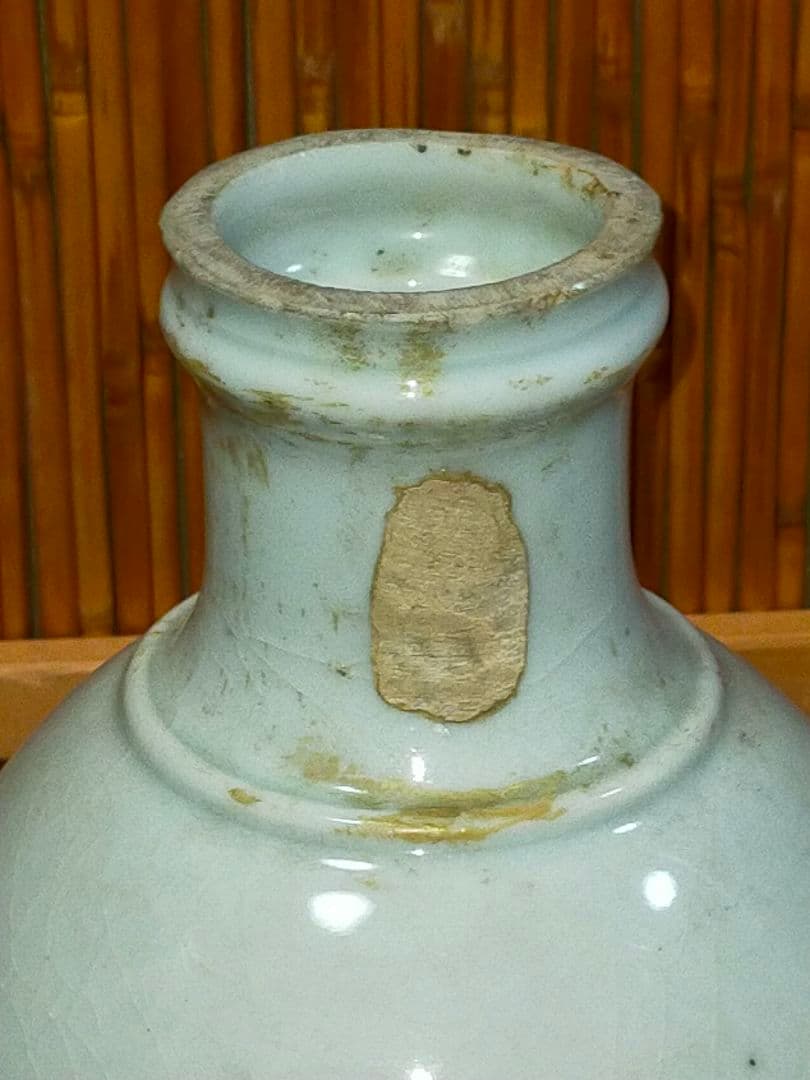 ♥値下げ！♥中国 青磁 花瓶 参考品 骨董 古玩 ♥値下げ！♥中国 青磁