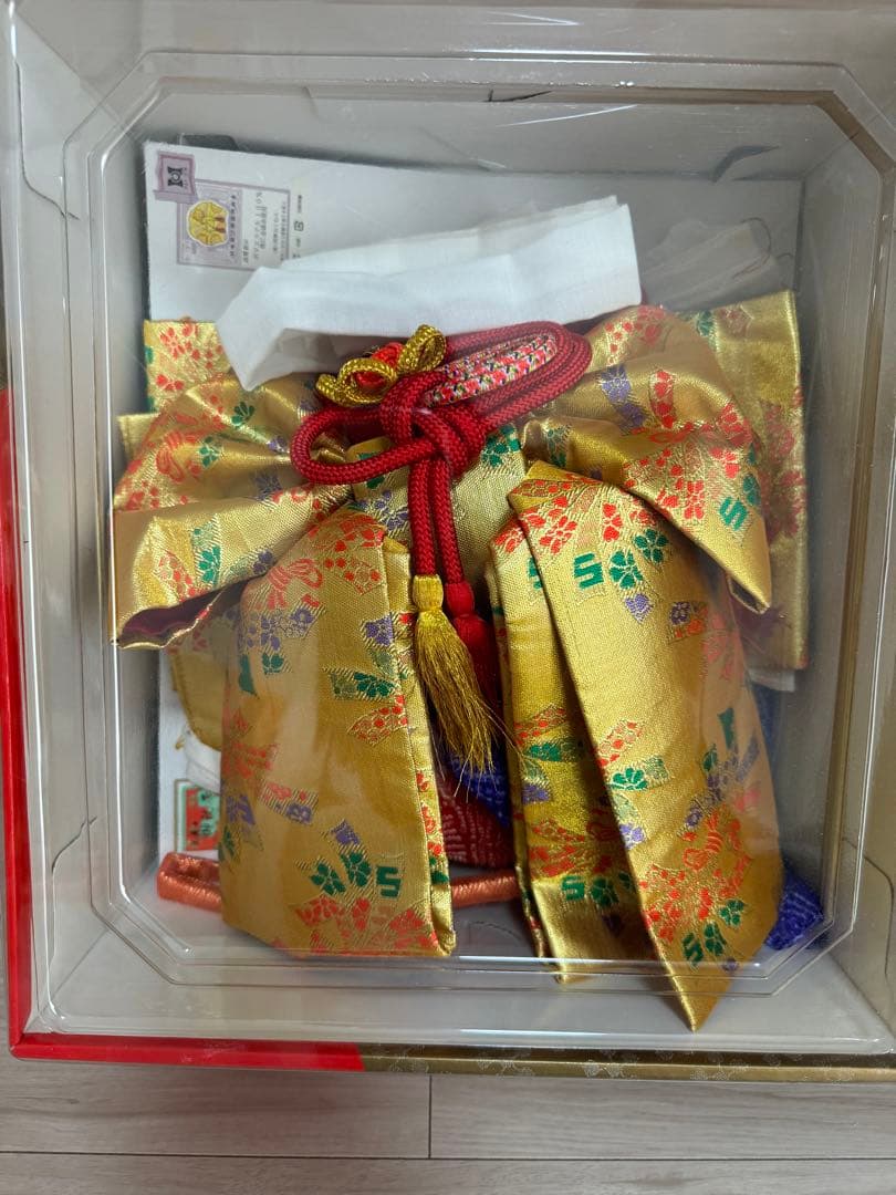 七五三 作り帯とはこせこセット　7歳用 /髪飾りのおまけ付き