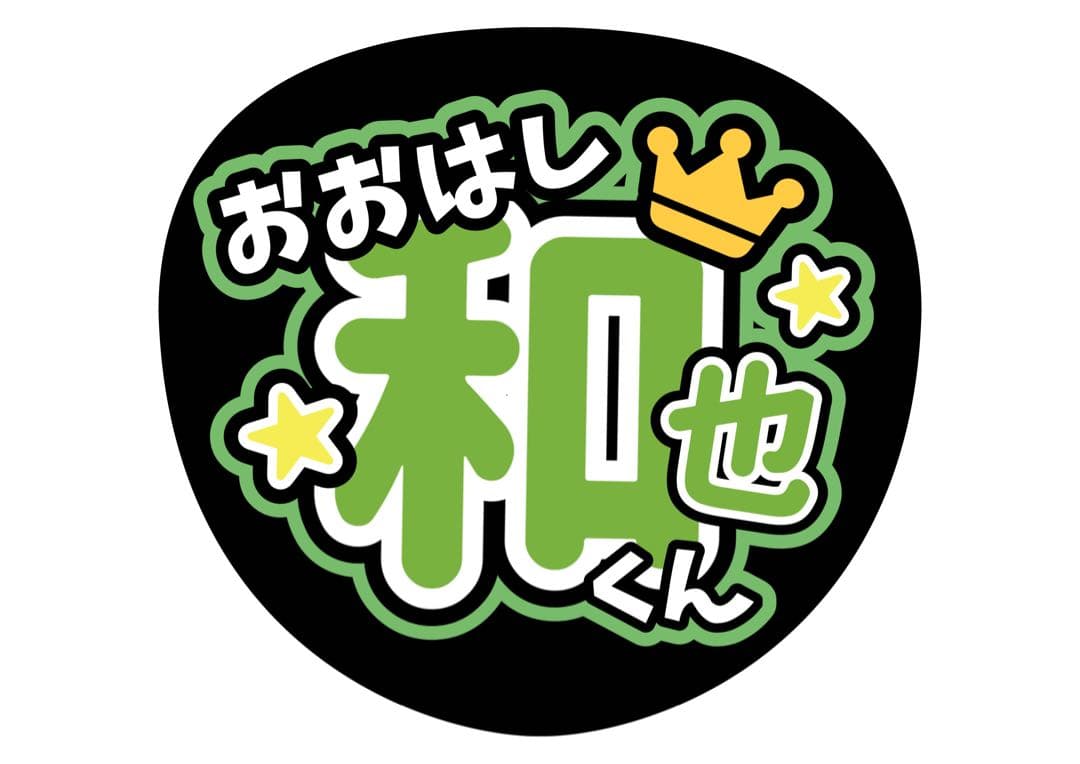 ファンサうちわ『なにわ男子』オーダーページ