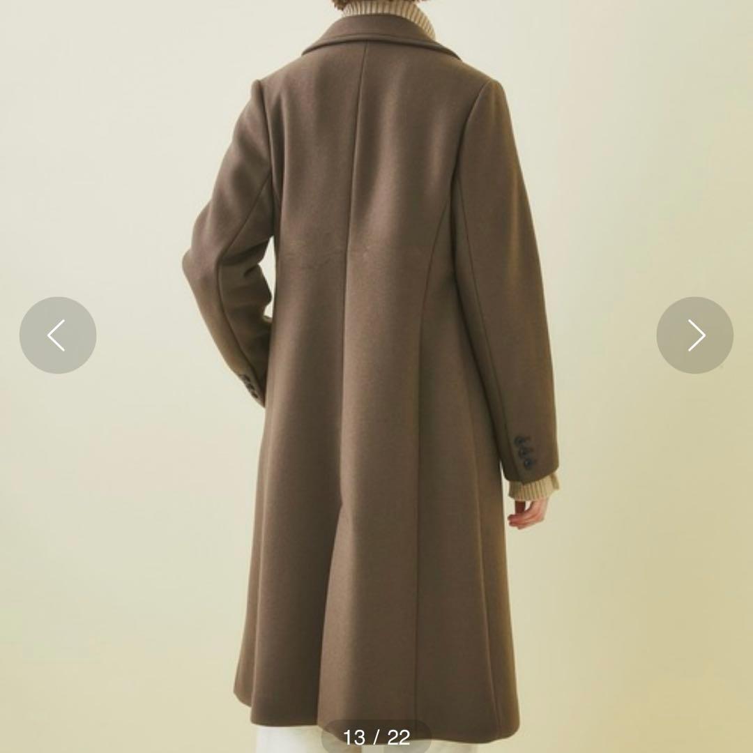 STUDIOUS ファブリカダブルウールチェスターコート サイズ1