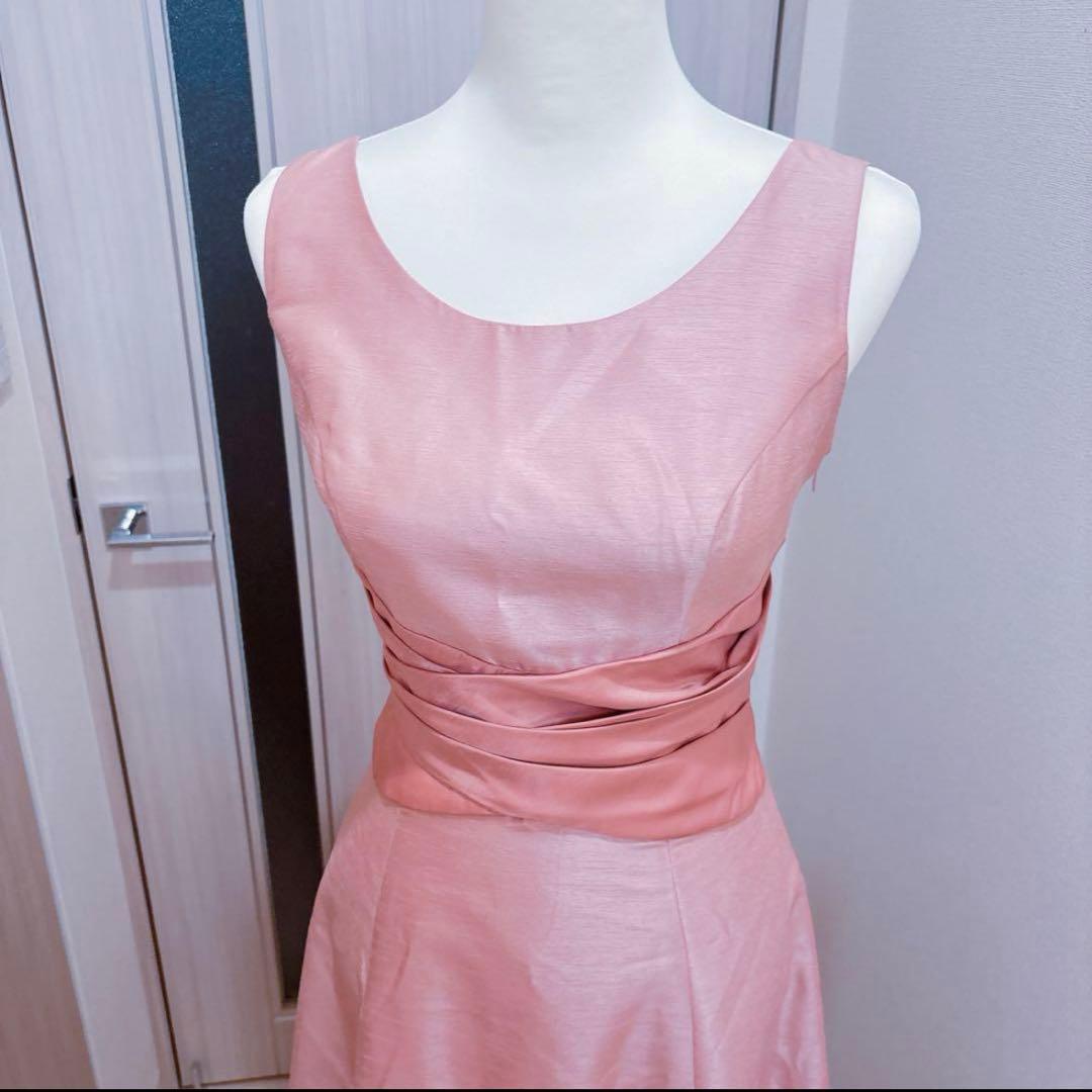 【訳アリ】AIMER エメ　9号ピンクノースリーブ　ステージドレス　演奏会