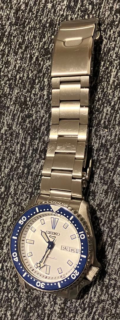 【美品】SEIKO SBSA 263 自動巻腕時計シルバー/ブルー 300本限定