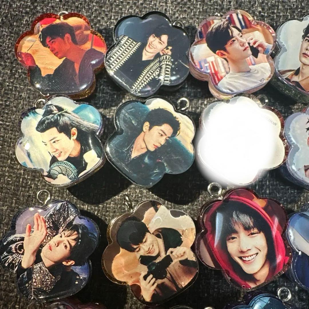 Mサイズ 肖戦 レジン肉球キーホルダー 42点セット❣️1226 Mサイズ 肖