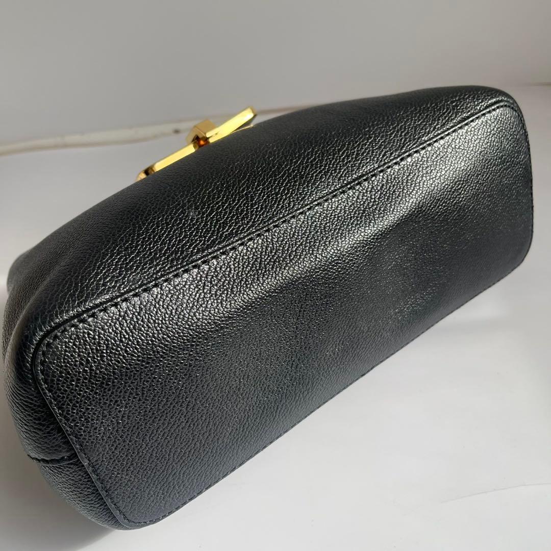 ✨未使用級✨　BALLY バリー　ハンドバッグ　レザー　ブラック　黒　近年モデル