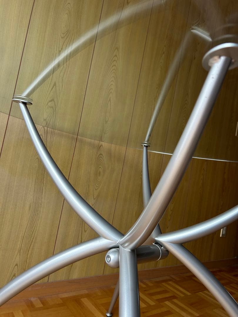 カリガリス Calligaris ガラストップ ダイニングテーブル