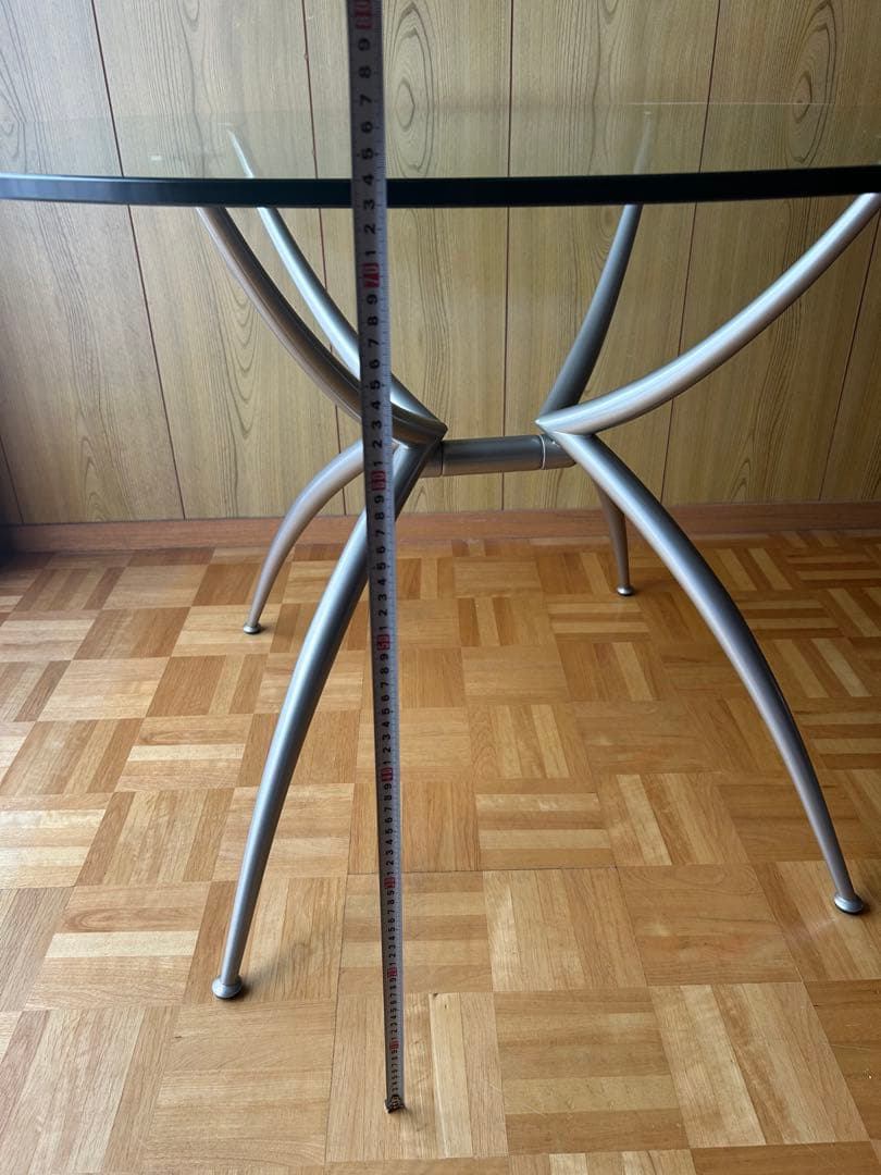 カリガリス Calligaris ガラストップ ダイニングテーブル