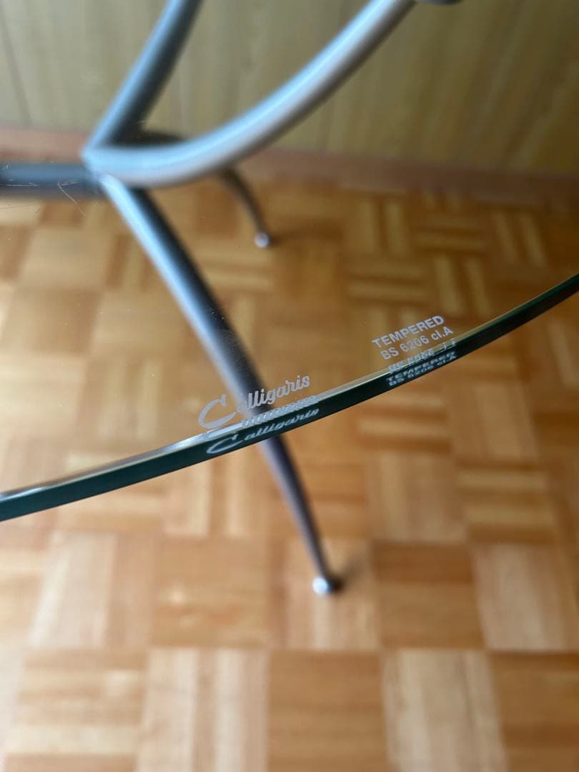 カリガリス Calligaris ガラストップ ダイニングテーブル