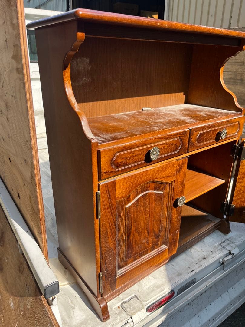 カリモク karimoku コロニアル 木製電話台 ダークブラウン 幅約60cm