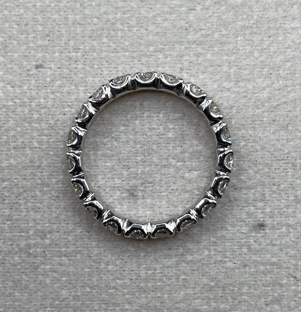 JL187★高級 ダイヤモンド1ct プラチナ フルエタニティ リング