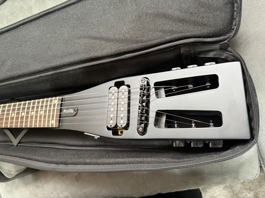 Anygigポータブルトラベルエレキギター 82CM 1.6KG 左利き用