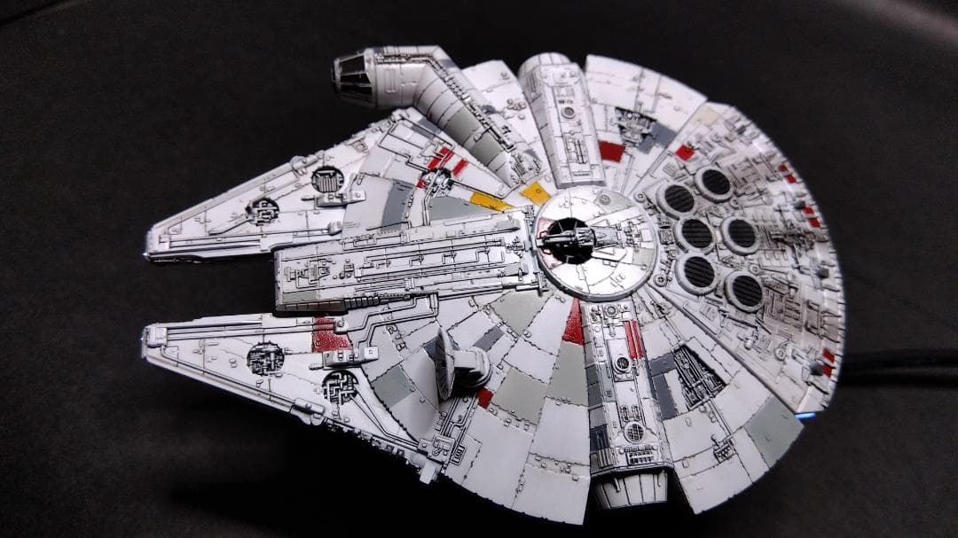 ミレニアムファルコン MF 電飾改修 完成品 ビークルモデル 1/350