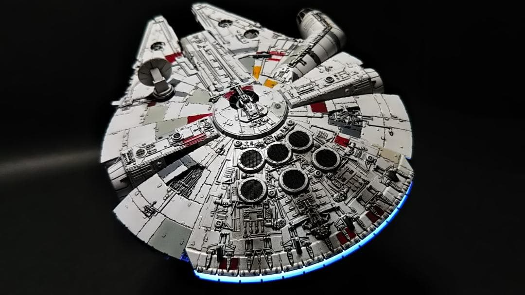 ミレニアムファルコン MF 電飾改修 完成品 ビークルモデル 1/350