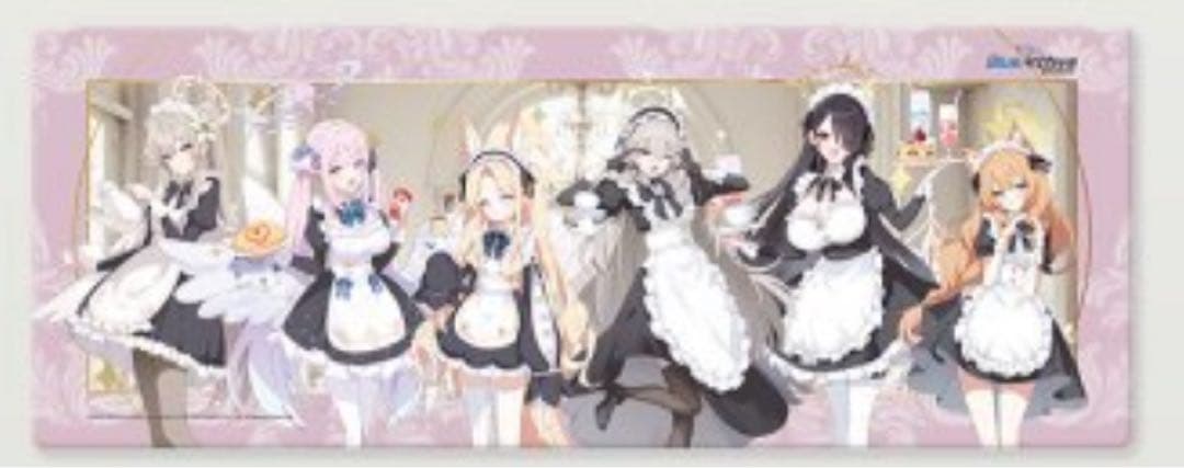 ブルーアーカイブ ブルアカ コラボカフェ 韓国 限定 デスクマット 長