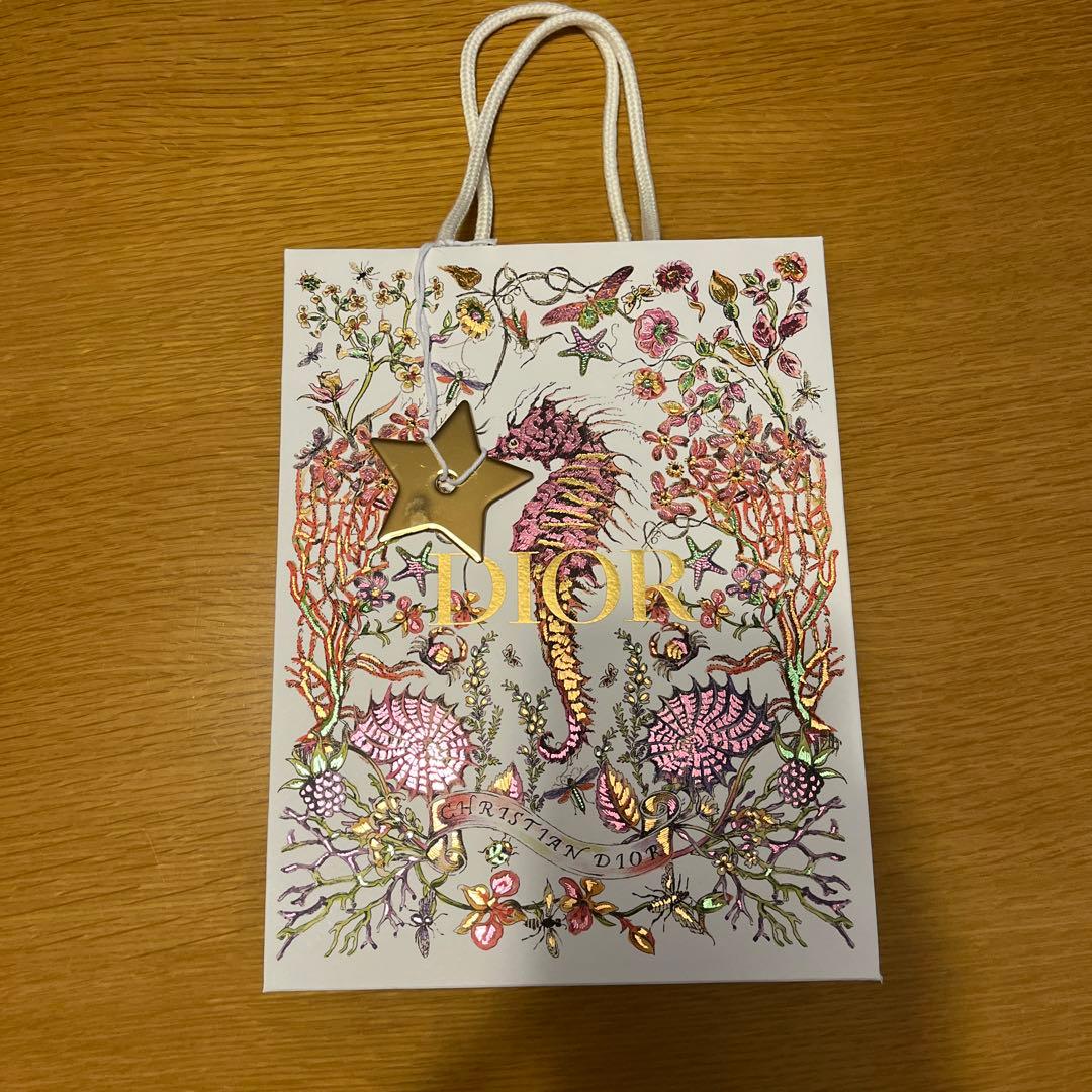 DIORディオール 2025ホリデー限定ショッパー紙袋 空箱 - メルカリ