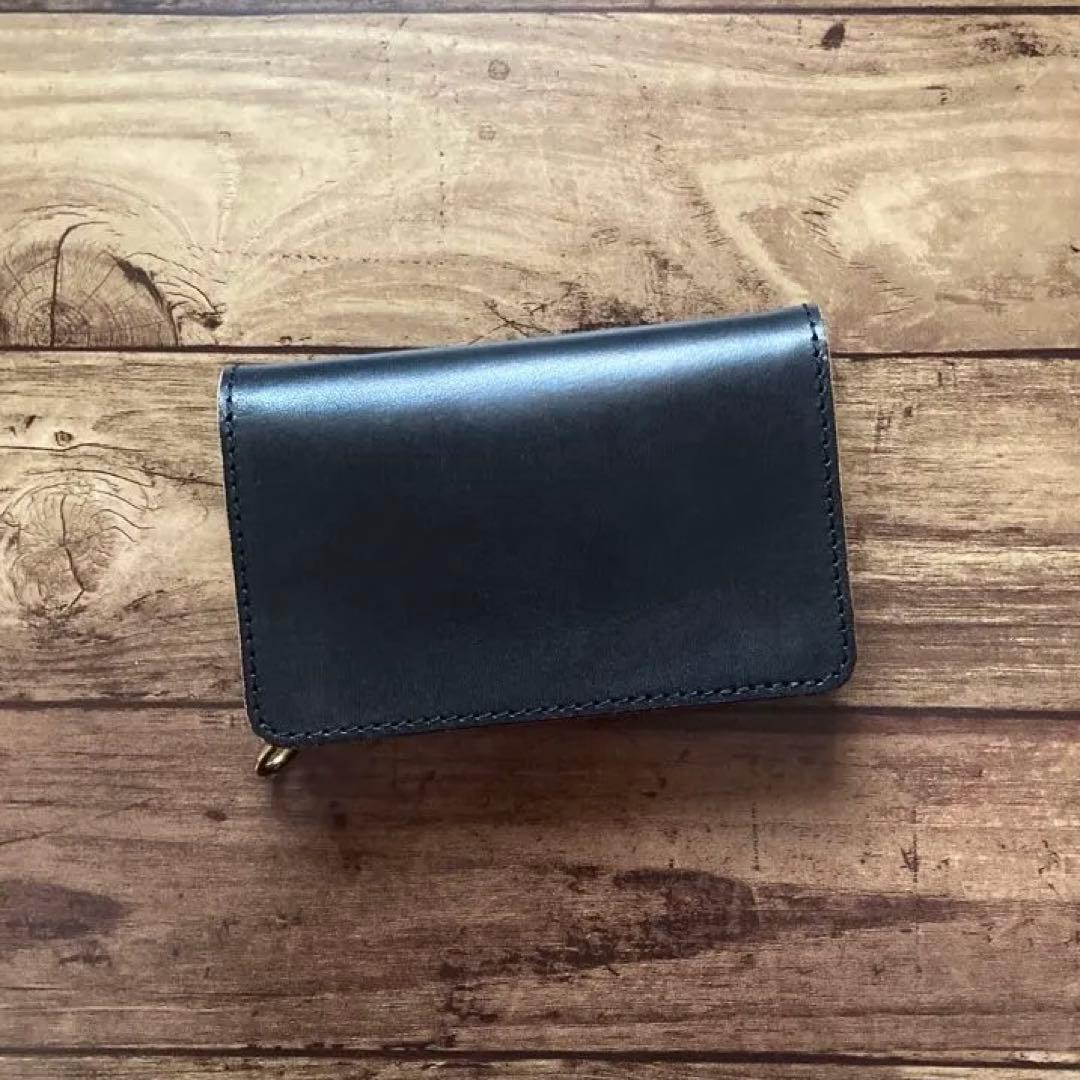 【わぽ】COW CRUSTトラッカーウォレット150【お札を折らずに収納】