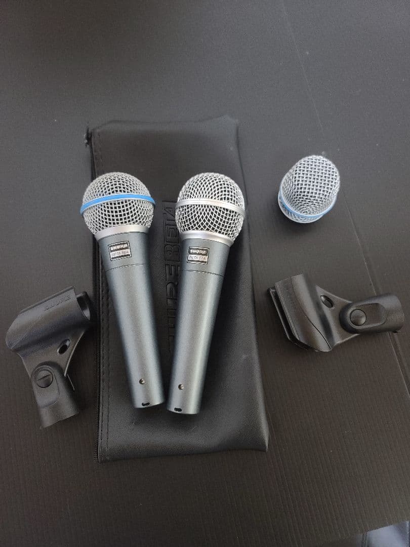 SHURE BETA 58A BETA 57A ダイナミックマイク 2 本セット