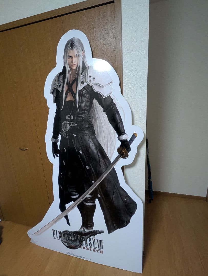 クラウド・とセフィロス 等身大パネル