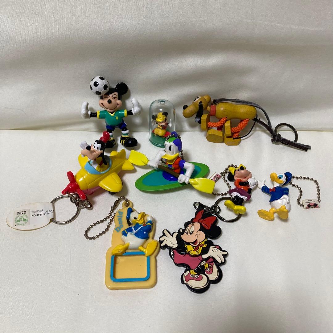レトロ ディズニー ミッキー&フレンズ フィギュア キーホルダー まとめ