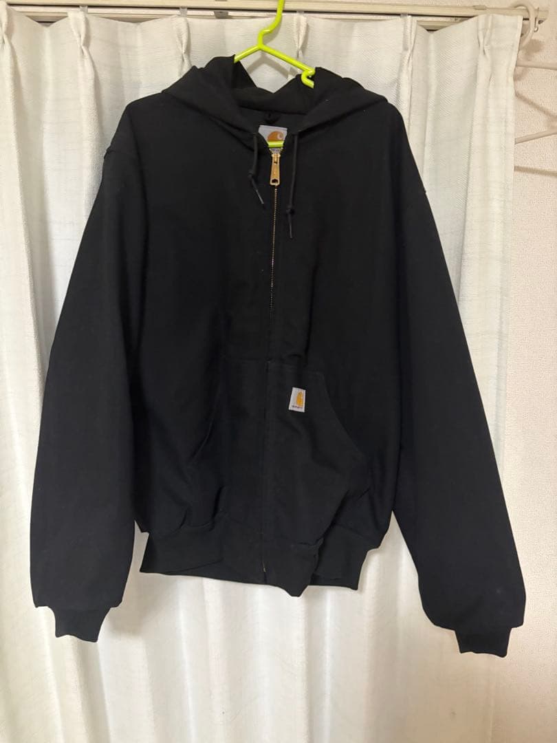 Carhartt ブラック フーディ M