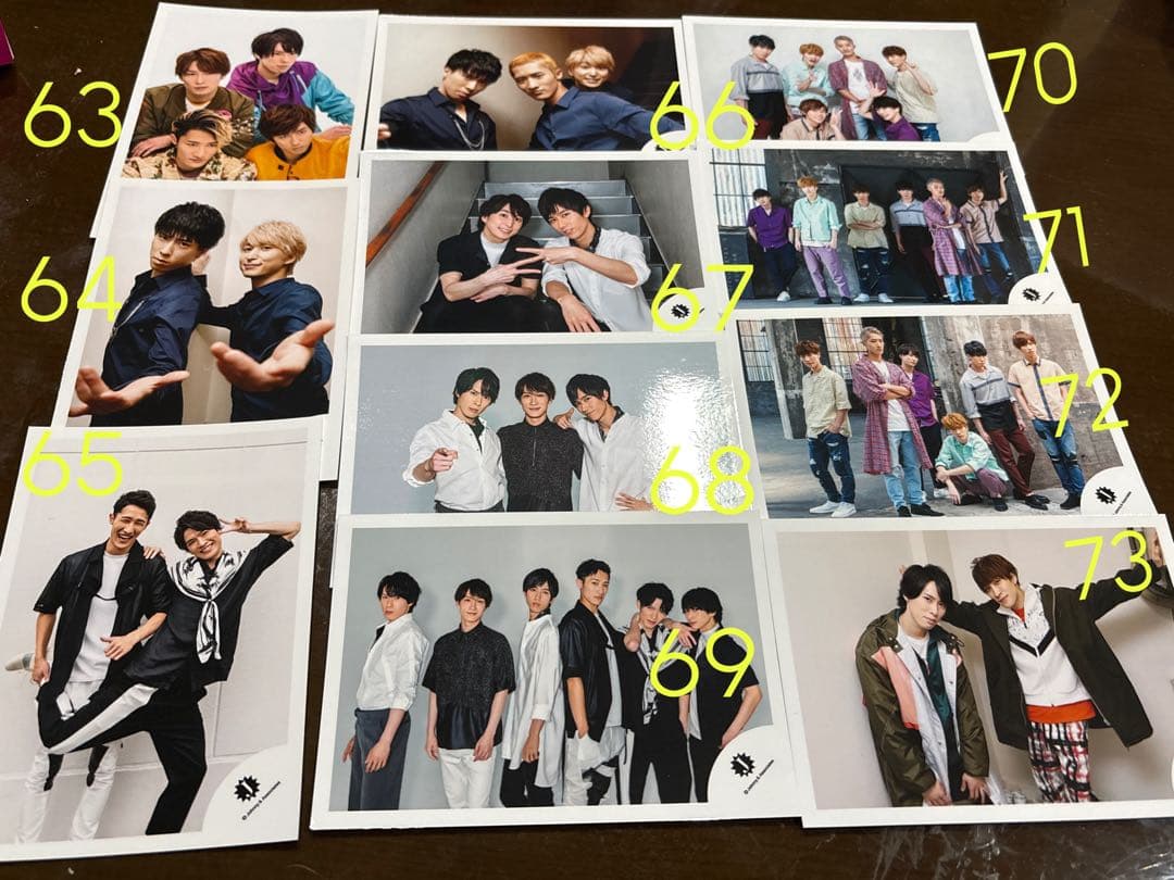 Man 6人ver. 公式生写真　混合・集合