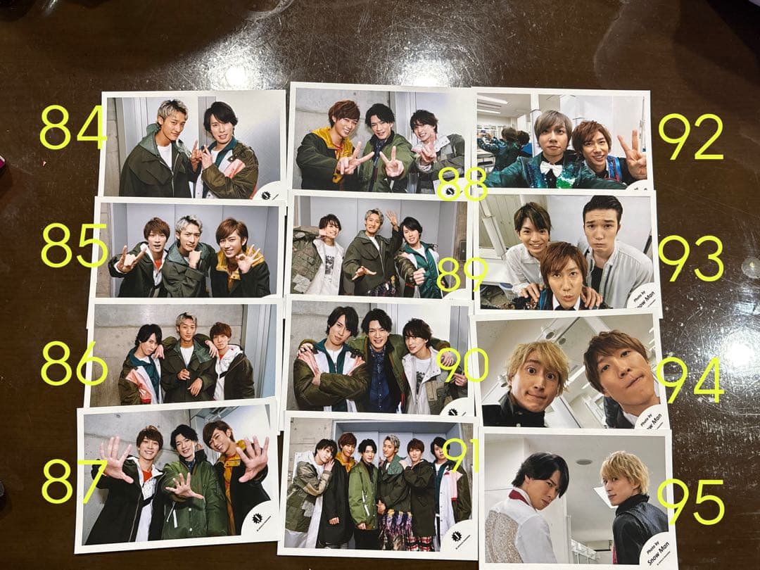 Man 6人ver. 公式生写真　混合・集合