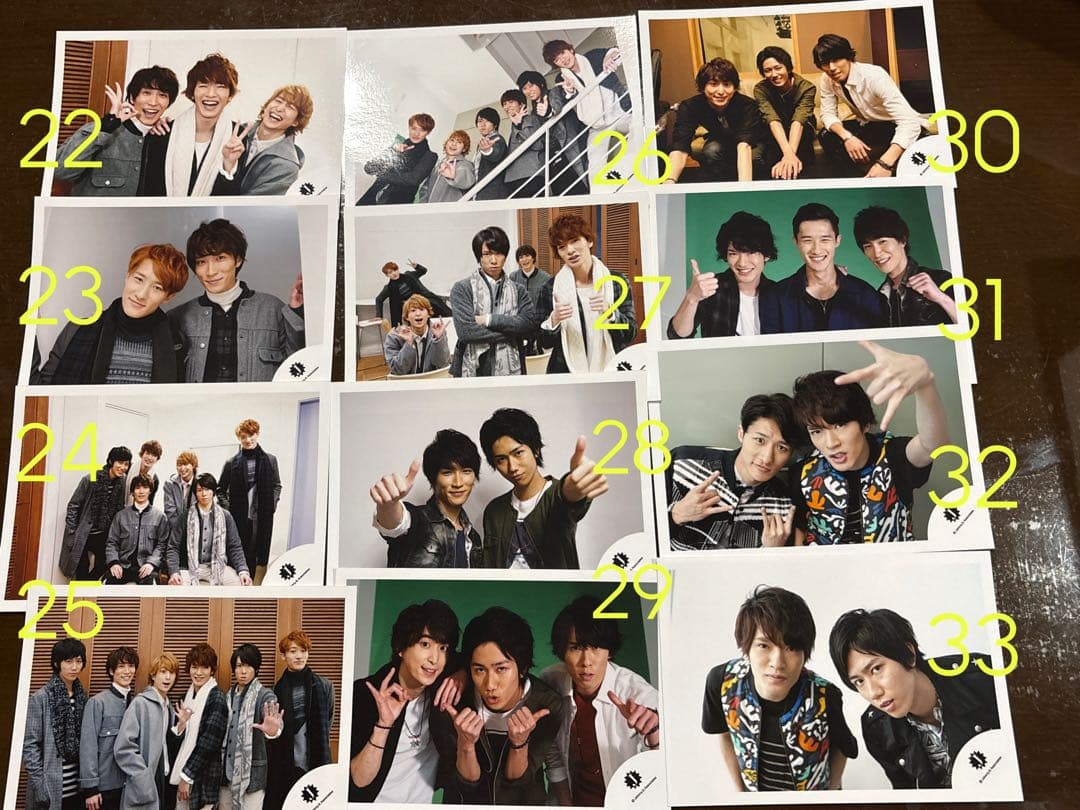 Man 6人ver. 公式生写真　混合・集合