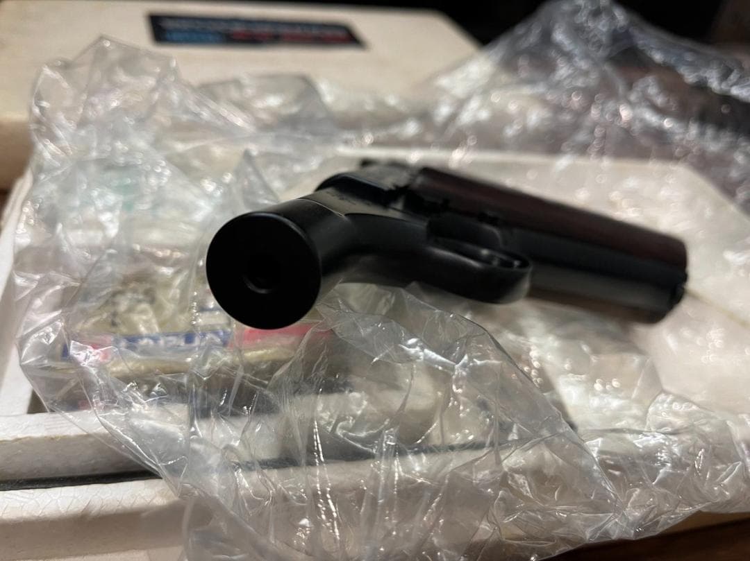 MGC製　COLT ウッズマン 飛葉タイプ 木製グリップ モデルガン