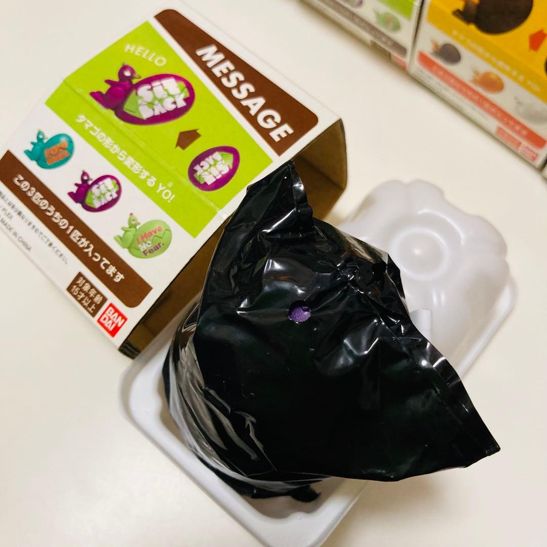 未開封品✳️タマゴラス『リス 卵型フィギュア 5個セット(プレーン＆メッセージ)』