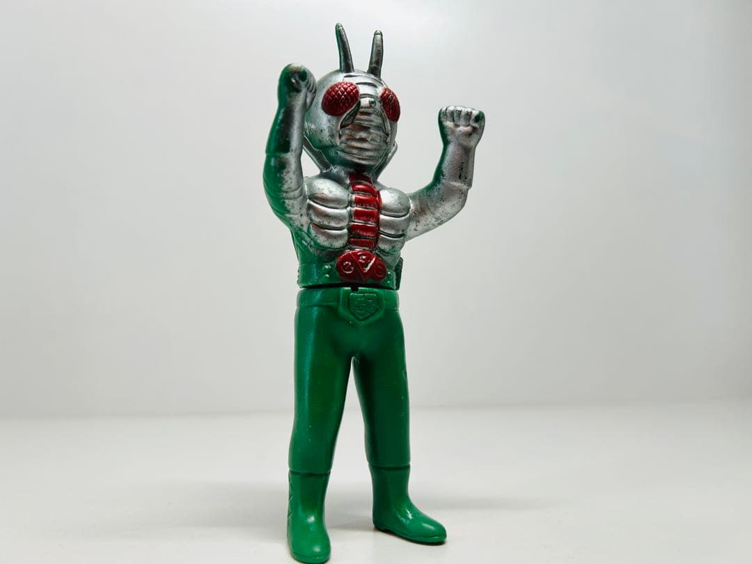 全長約23cm 大変希少なデカい 無版権 仮面ライダー 当時物 70年代